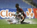 Mat Turner in action in the Cup Semi Final v Kenya. IRB RWC 7s at Luzhniki Stadium, Moscow, 30th June 2013