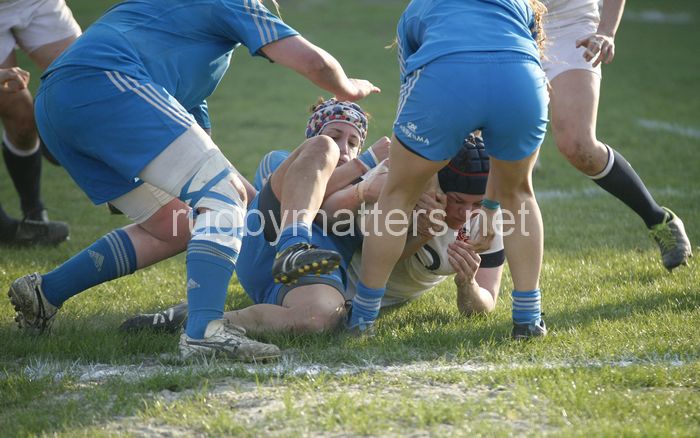 Claire Purdy stopped short of the line. Italy Women v England Women at Stadio Giulio e Silvio Pagani, Rovato, Italy on 16th March 2014 ko 1500