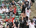 New Zealand lineout error leading to England's first try