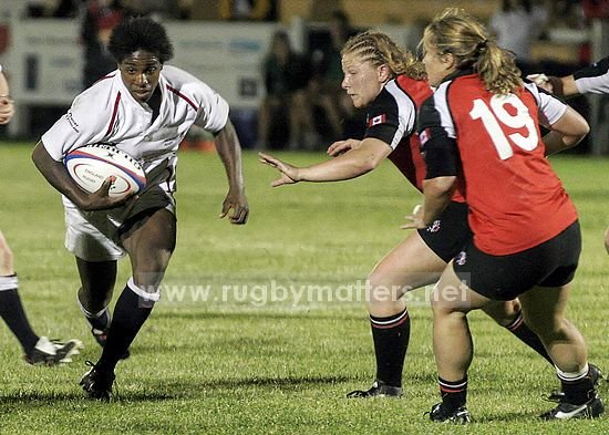 Esher RC 29/08/08:\nMaggie Alphonsi in action against Canada