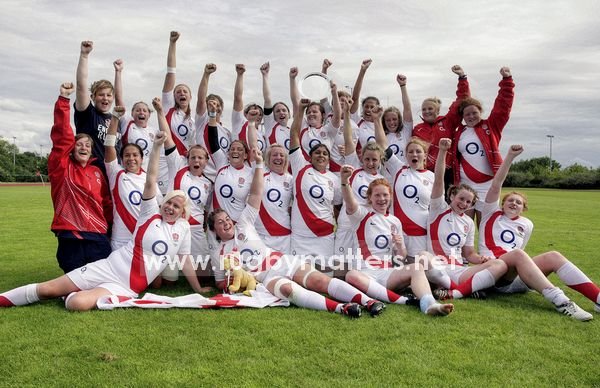 Triumphant Eng;land Celebrate winning the Under 20s nations Cup.\nU20's Nations Cup\nBrunel University