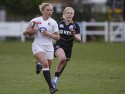 Kay Wilson in action. England Women v Scotland Women at Esher RFC on 2nd February 2013.