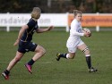 Fiona Pocock in action.England Women v Scotland Women at Esher RFC on 2nd February 2013.