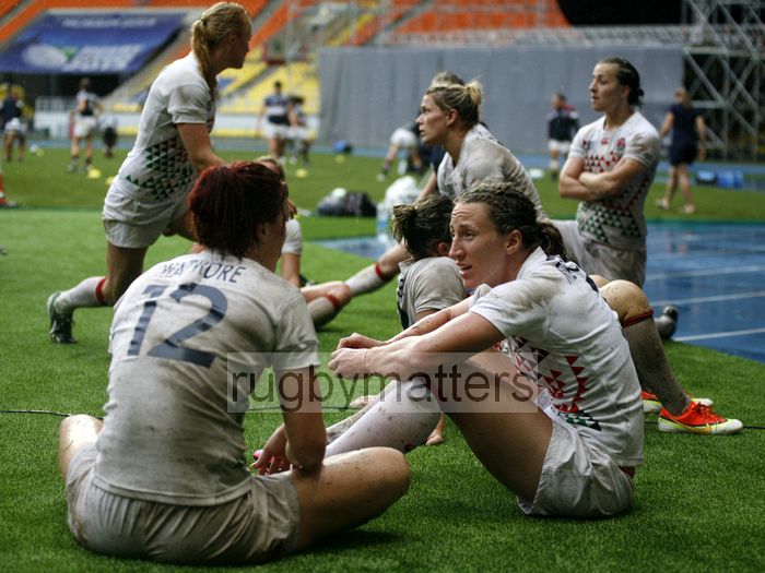 England after losing the Plate Final to Australia. IRB RWC 7s at Luzhniki Stadium, Moscow, 30th June 2013