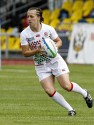Katy McLean in action for England in the Cup Quarter Final against New Zealand. IRB RWC 7s at Luzhniki Stadium, Moscow, 30th June 2013