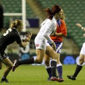Jo Watmore in action. England v New Zealand in Autumn International Series at Twickenham, England on 1st December 2012.