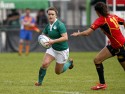 Lynne Cantwell in action for Ireland. FIRA-AER Womens Grand Prix 7s at Stadium Municipal,  Brive, 1st June 2013.