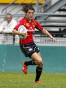 Maria Casado in action for Spain. FIRA-AER Womens Grand Prix 7s at Stadium Municipal,  Brive, 1st June 2013.