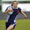 Lina Guerin in action for France. FIRA-AER Womens Grand Prix 7s at Stadium Municipal,  Brive, 1st June 2013.