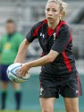 Elinor Snowsill in action for Wales. FIRA-AER Womens Grand Prix 7s at Stadium Municipal,  Brive, 1st June 2013.