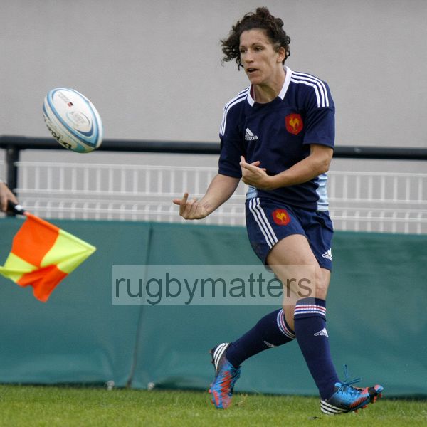 Fanny Horta in action for France. FIRA-AER Womens Grand Prix 7s at Stadium Municipal,  Brive, 2nd June 2013.