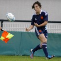 Fanny Horta in action for France. FIRA-AER Womens Grand Prix 7s at Stadium Municipal,  Brive, 2nd June 2013.