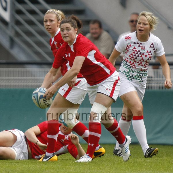 Robyn Wilkins in action for Wales. FIRA-AER Womens Grand Prix 7s at Stadium Municipal,  Brive, 2nd June 2013.
