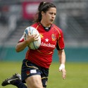 Elisabet Martinez in action for Spain. FIRA-AER Womens Grand Prix 7s at Stadium Municipal,  Brive, 2nd June 2013.