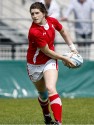 Nia Elen Davies in action for Wales. FIRA-AER Womens Grand Prix 7s at Stadium Municipal, Brive, 2nd June 2013.