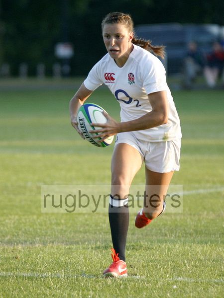 Holly Molesworth in action for England. England v South Africa in the U20's Nations Cup, Trent College, Derby Road, Long Eaton, Nottingham, 11th July 2013, kick off 1900.