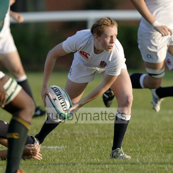 Devon Holt in action for England. England v South Africa in the U20's Nations Cup, Trent College, Derby Road, Long Eaton, Nottingham, 11th July 2013, kick off 1900.