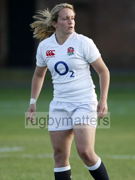 Lucy Aylesbury in action for England. England v South Africa in the U20's Nations Cup, Trent College, Derby Road, Long Eaton, Nottingham, 11th July 2013, kick off 1900.