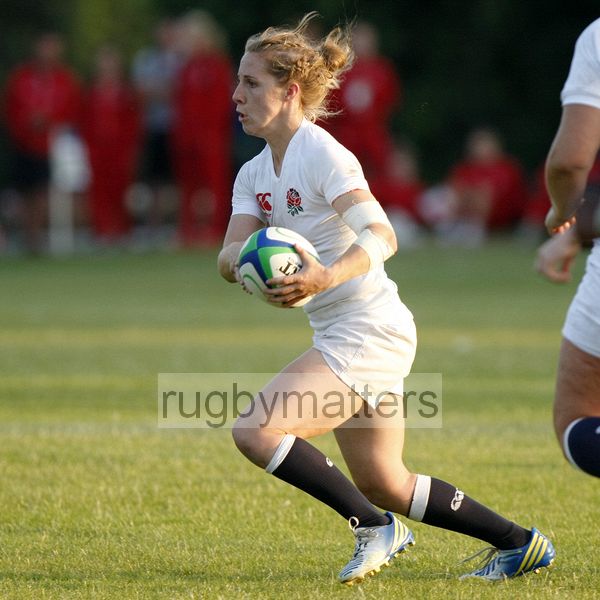 Kayleigh Callaway-Bawden in action for England. England v South Africa in the U20's Nations Cup, Trent College, Derby Road, Long Eaton, Nottingham, 11th July 2013, kick off 1900.