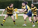 Jenny Brightmore in action. Wasps v Worcester at Twyford Avenue Sports Ground, Twyford Avenue, Acton, London on 28th April 2013 KO 1500.