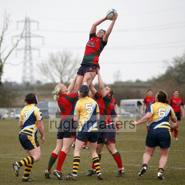 Lichfield secure lineout ball. Worcester v Lichfield at Sixways, Pershore Lane, Hindlip, Worcester on 7th April 2013 KO 1430.