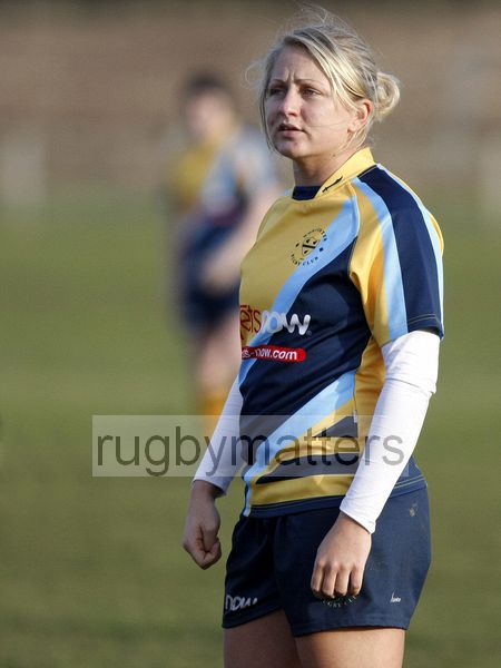 Ceri Large ready for kick off. Worcester v Thurrock T-Birds at Sixways, Worcester on 16th December 2012.