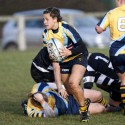 Sarah Guest in action. Worcester v Thurrock T-Birds at Sixways, Worcester on 16th December 2012.