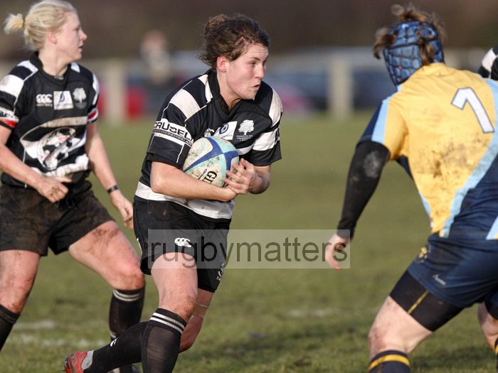 Mercedes Foy (Captain) in action. Worcester v Thurrock T-Birds at Sixways, Worcester on 16th December 2012.