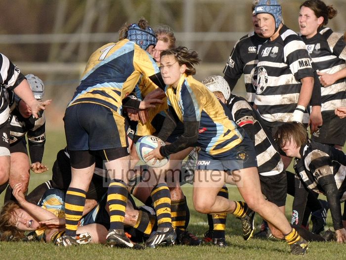 Sarah Guest in action. Worcester v Thurrock T-Birds at Sixways, Worcester on 16th December 2012.