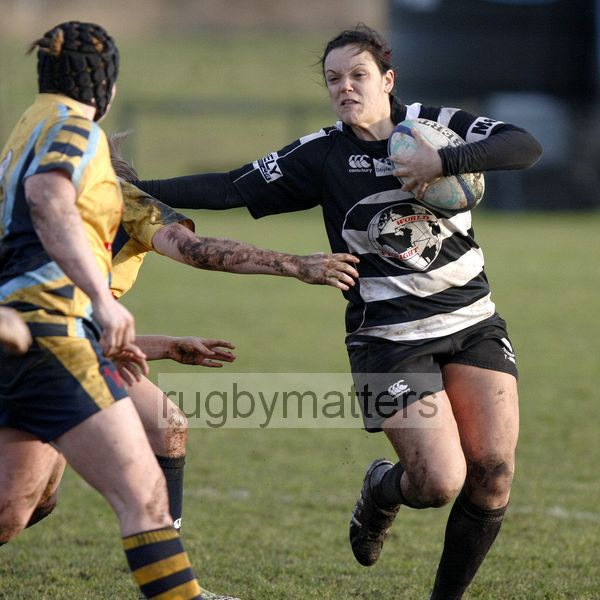 Katie Fenn in action. Worcester v Thurrock T-Birds at Sixways, Worcester on 16th December 2012.
