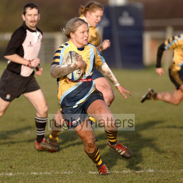 Ceri Large in action. Worcester v Thurrock T-Birds at Sixways, Worcester on 16th December 2012.