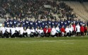 Anthems. France Women v England Women in the Six Nations 2014 at Stade des Alpes, Grenoble, France on Saturday 1st February 2014, kick off 2055