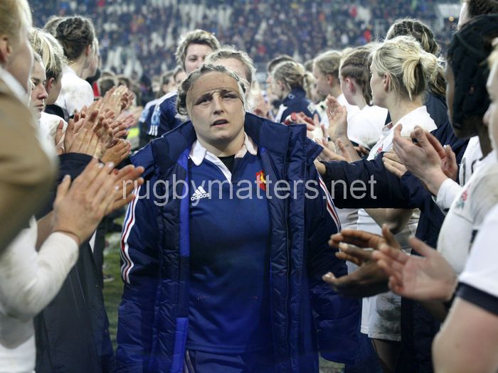 France Women v England Women in the Six Nations 2014 at Stade des Alpes, Grenoble, France on Saturday 1st February 2014, kick off 2055