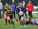 Claire Molloy in action. Wasps v Bristol at Twyford Avenue, Acton, London, England on 17th November 2013 ko 1400