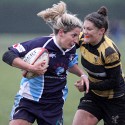 Katy Green in action. Wasps v DMP Sharks at Twyford Avenue, London on 15th December 2013, ko 1400